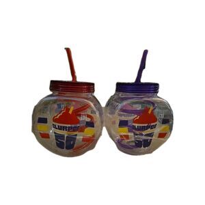 Vtg 7-Eleven 50 Years of Slurpee Fish Bowl Drink 5.5" Container HTF Collectible